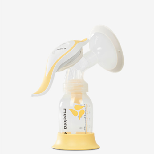 Medela Manual breast pump with Flex Shields Harmony Single Hand for More Comfort and Expressing More Milk