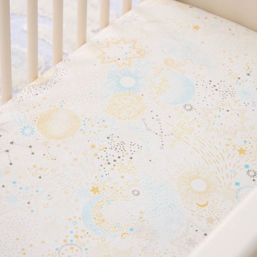Stars & Moon Crib Fitted Sheet