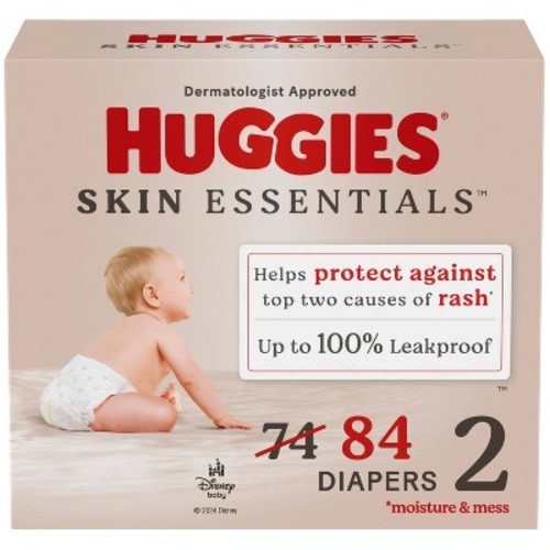 Huggies Skin Essentials Diapers Super Pack, Size: 2