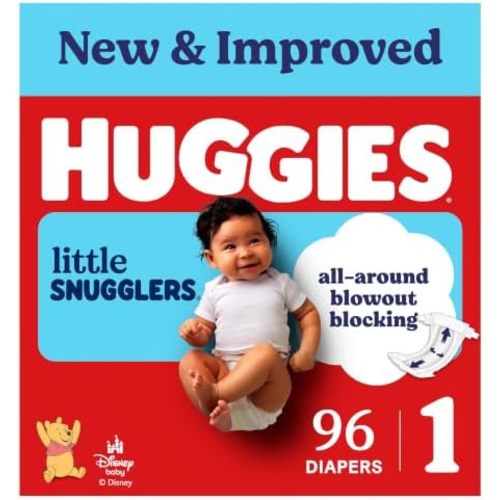 Huggies Little Snugglers Diapers Size 1, 96 Count
