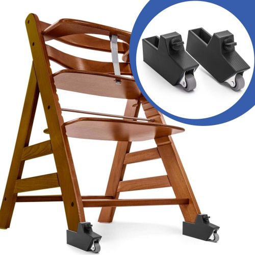 Wheels suitable for Hauck High Chair Alpha Plus Baby Children Chair Retrofit