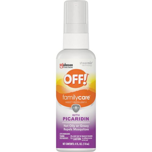 OFF! FamilyCare Insect & Mosquito Repellent Spritz, Bug Spray Made with Picaridin for Everyday Use, 4 oz