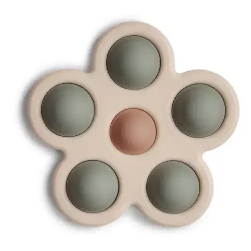 Mushie - Pop It Silicone Toy - Green | Smallable