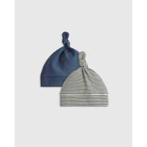 The Softest Rib Hat (2-Pack) in Deep Sea Blue/Navy Stripe