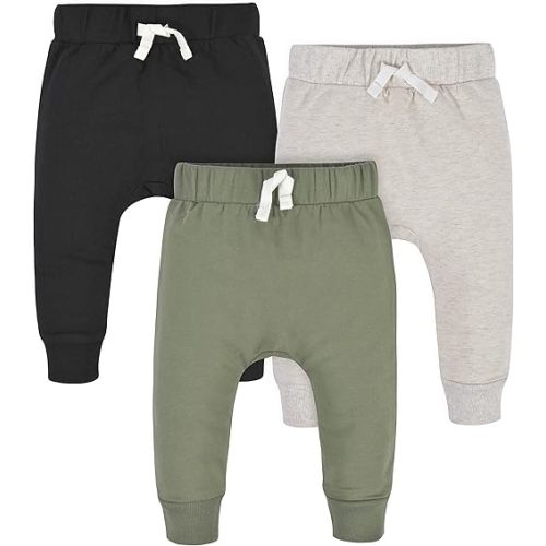 Gerber Baby-Boys Toddler 3-Pack Jogger Pants