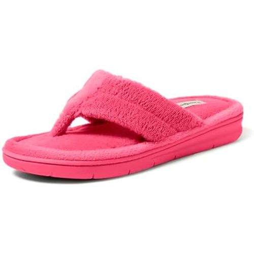 Dearfoams Women's Melanie Terry Thong Slipper