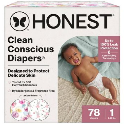 The Honest Company Clean Conscious Disposable Diapers - (Select Size and Pattern)