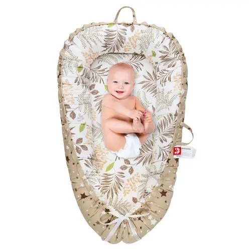 Baby Lounger for Newborn,Breathable & Soft Baby Nest Cover Co Sleeping for Baby 0-24 Months, Babies Essentials Gifts, Portable Infant Lounger Baby Floor Seat for Home and Travel