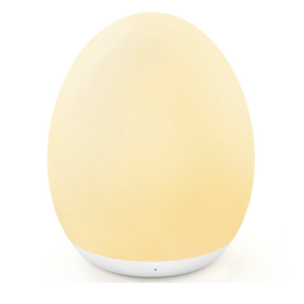 MediAcous Night Light for Kids, Baby Egg Light for Nursery, 7 Colors Changing & Stepless Dimming, Soft Silicone Touch Night Lamp with 1 Hour Timer, Rechargeable Nursery Night for Breastfeeding