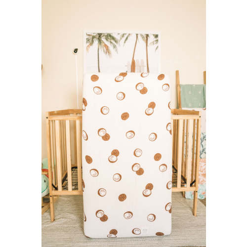 Coconut Crib Sheet