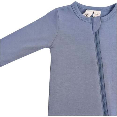 Zippered Footie, Slate - Kyte Baby | Maisonette