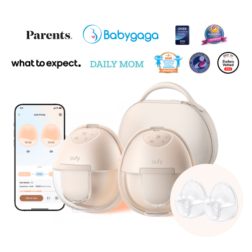 eufy Breast Pump S1 Pro + Original Milk Container (2-Pack)