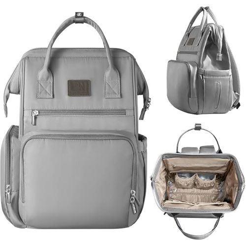 BN Diaper bag, Baby bag for mom,Baby diaper bag backpack for women,Baby diaper bag, Diaper bags (Grey, 30.5 Liters)