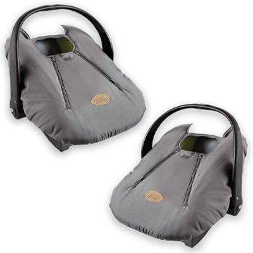 Cozy Cover Infant Car Seat Cover (Charcoal) - The Industry Leading Infant Carrier Cover Trusted by Over 6 Million Moms Worldwide for Keeping Your Baby Cozy & Warm