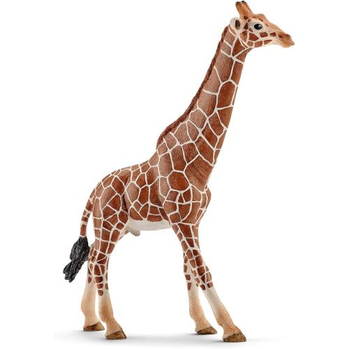 Schleich Wild Life, Animal Figurine, Animal Toys for Boys and Girls 3-8 years old, Male Giraffe, Ages 3+