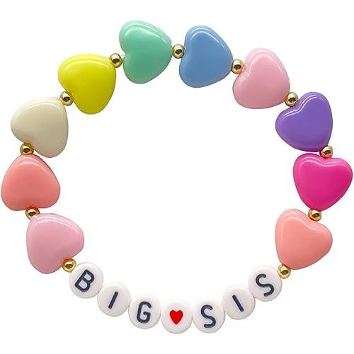 Sister's Big Bracelet Gift, Little Girls' Sister Jewelry