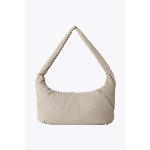 BÉIS 'The Oversized Crescent Catchall' - Lightweight Oat - Large Crescent Crossbody Bag in Oat