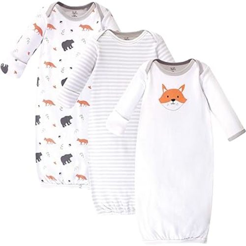 Touched by Nature Unisex Baby Organic Cotton Gowns