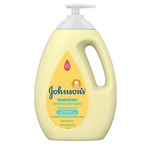 Johnson's Head-To-Toe Tear-free Gentle Baby Wash & Shampoo, 33.8 fl. oz