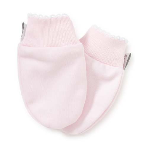 Pink/White Kissy Basics Mittens