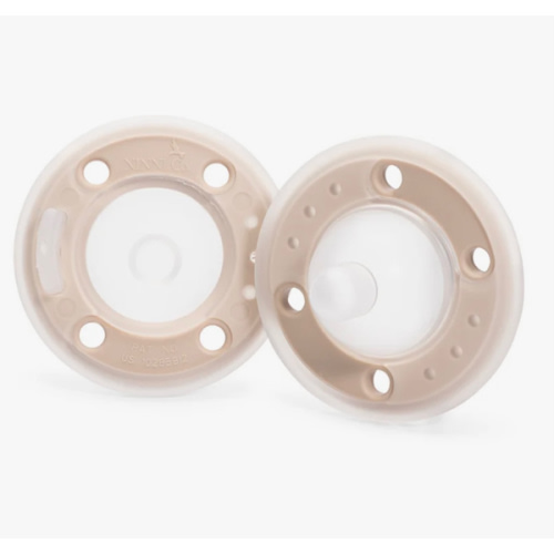 Ninni Pacifier- Oatmeal 2 Pack Pacifier Like Breast – Ninni Co