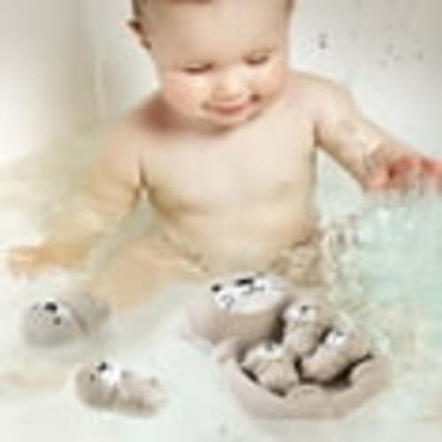 Floating Animal Bath Toys for Toddlers 1-3, Sealife Water Play Set for Baby Bath Time, Non-Toxic Bathtub Toys for Sensory Development, Pool & Beach Fun (6 Pack)
