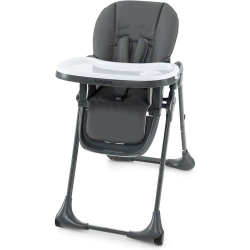 BABY JOY Convertible High Chair (Dark Gray)