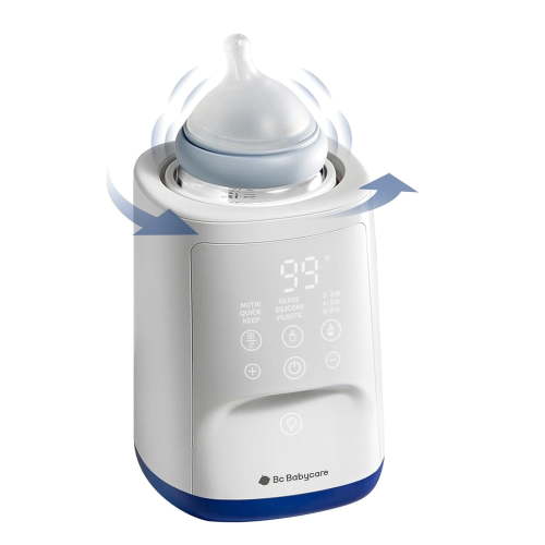Bc Babycare Bottle Warmer, 10-in-1 Fast Baby Milk Warmer with Rotating Steam Heating, 24-Hour Warmth, Temperature Control, Water Bath for All Bottles