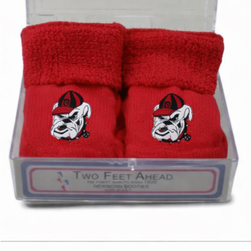 Georgia Bulldogs Gift Box Bootie – Two Feet Ahead