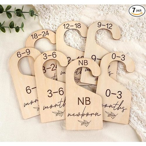 Baby Closet Dividers for Clothes- Gift Set - Leaf
