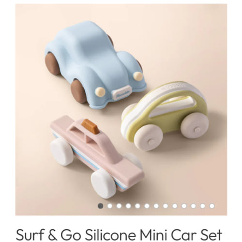 Surf & Go Silicone Mini Car Set