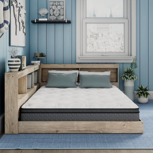 Sand & Stable™ Teddy Platform Bed with Bookcase & Reviews | Wayfair
