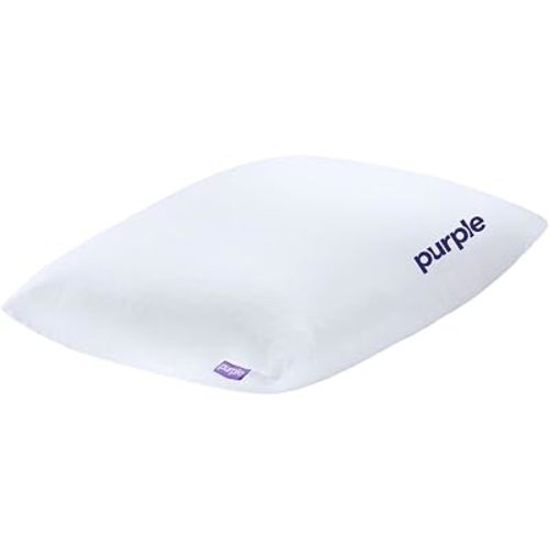 Purple Freeform Pillow - Standard Size - Customizable Cooling Neck Pillow with Adjustable Fill, GelFlex Grid and MicroFlex Moon Foam, Personalized Height and Firmness for All Sleepers
