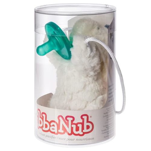 Mary Meyer WubbaNub Infant Pacifier, 6-Inches, Putty Bunny