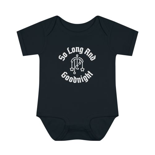 MCR Inspired "So Long and Goodnight" Pop Punk Emo Infant Baby Rib Bodysuit