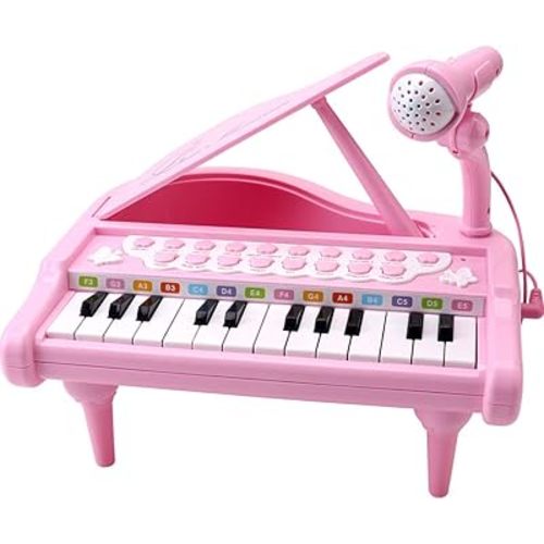 Amy&Benton Piano Music Toy Baby for Toddlers Pink for Girls 1-3 Girl First Birthday Gift for 1 2 3 Years Old Girl 1st Birthday Toy Presents for Girl 1 2 3+ Girl Kids Gift