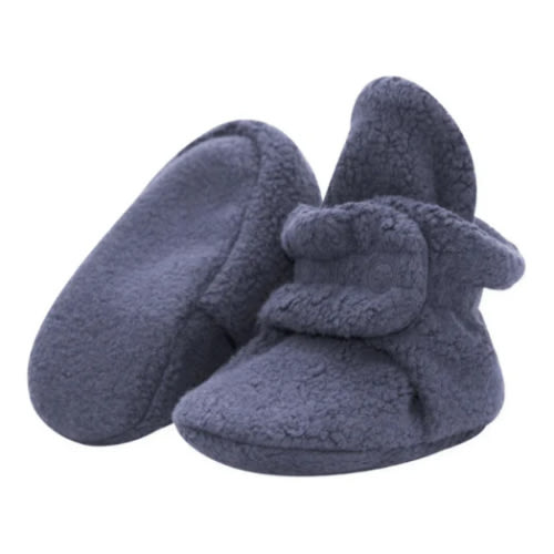 Zutano Cozie Fleece Baby Bootie - Denim Navy