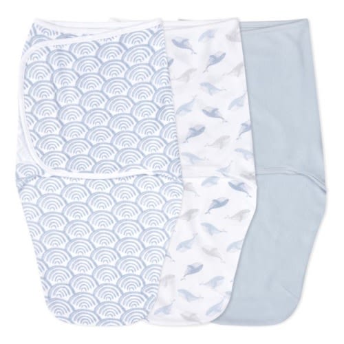 essentials easy wrap swaddle 3 pack