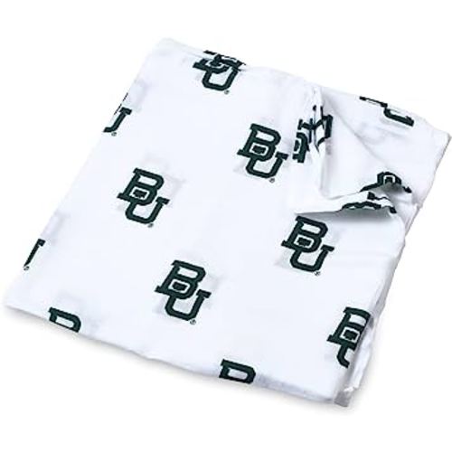 Three Little Anchors Baylor University Infant Muslin Swaddle Blanket 47x47in