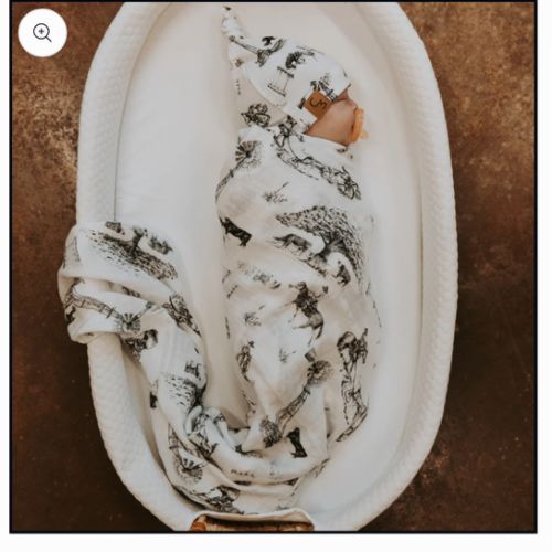 Heaven on Earth Bamboo Muslin Swaddle – Cowkid Clothing Company