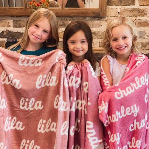 Rose Blossom Personalized Color Blanket