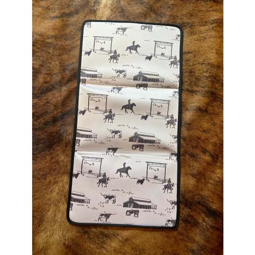 Western life on the go baby changing pad
