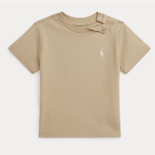 Baby Boy 24M Hot Pink Cotton Jersey Crewneck Tee | Ralph Lauren