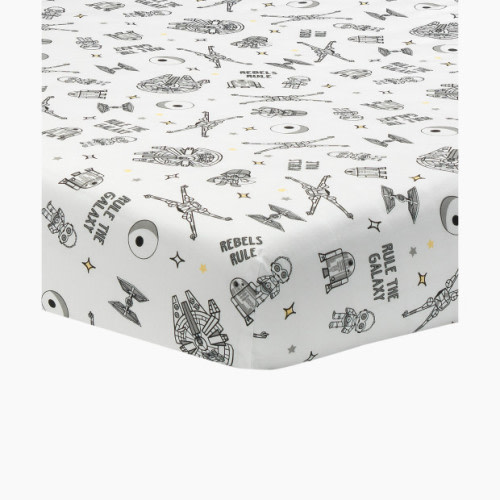 Lambs & Ivy Star Wars Signature Rebels Rule Cotton Fitted Crib Sheet - Star Wars Signature Rebels Rule