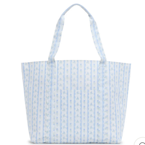 Jumbo Tote - Ribbon Floral Blue – shopTRVLdesign