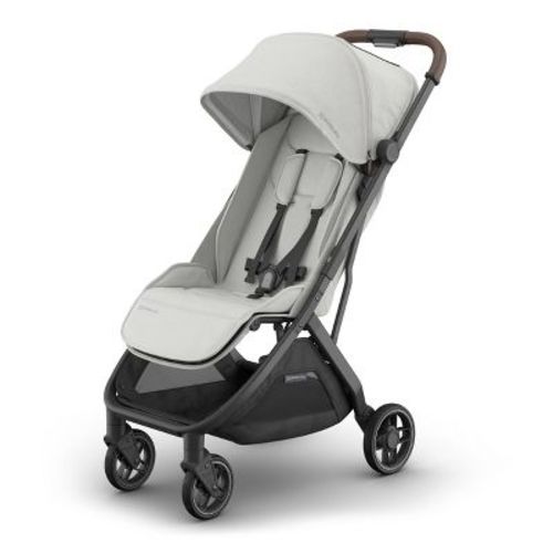 UPPAbaby Minu V3 Lightweight Travel Stroller - Savannah: Forward Facing Seat, Maximum Weight 50 lbs, Flat-Free Tires
