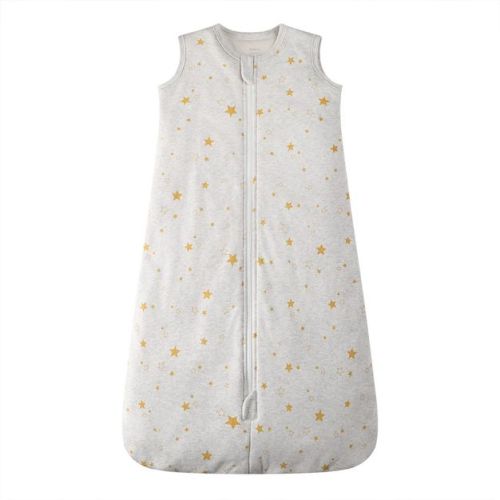 Owlivia Baby Organic Cotton 2.5tog Wearable Blanket, Sleepsack with 2-Way Zipper - Golden Star, 0-12 Months