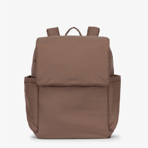 Diaper Backpack with Laptop Sleeve - HAZELNUT