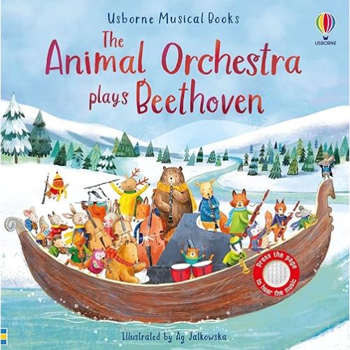 The Animal Orchestra Plays Beethoven (Musical Books): 1 Board book – October 28, 2021