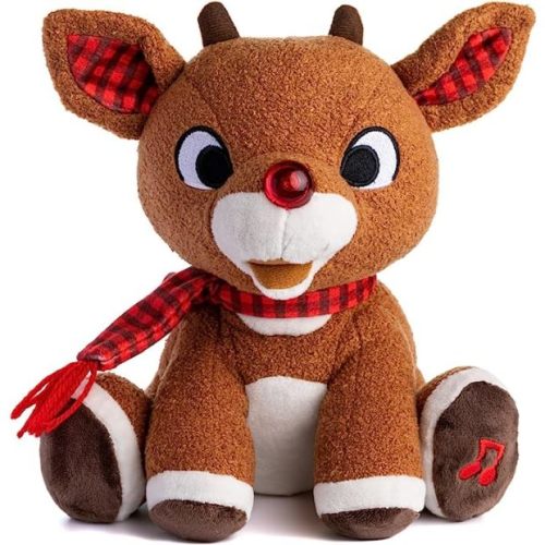 Kids Preferred Rudolph the Red - Nosed Reindeer Stuffed Animal Plush Toy with Music & Lights